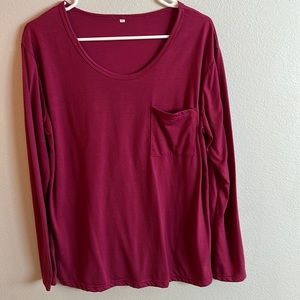 Basic long sleeve with pocket
